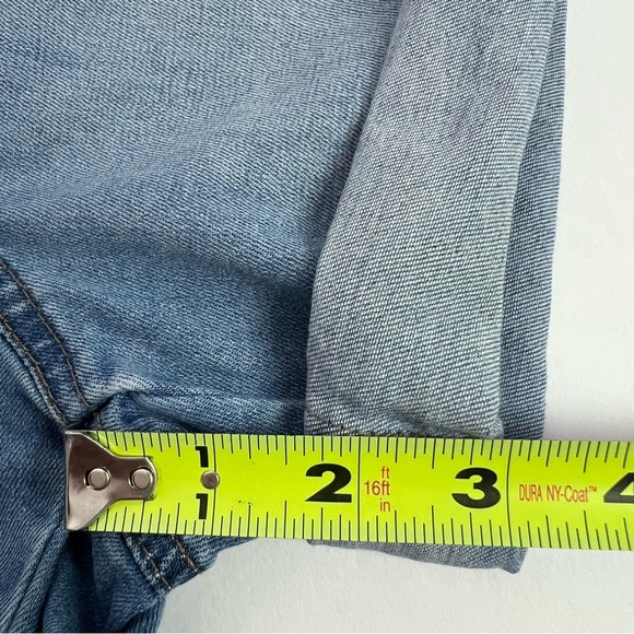 NWT MAURICES Women’s Blue Jean Shortalls Sz Medium Adjustable Waist/Buckle/strap - Picture 14 of 14